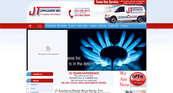 Desktop Screenshot of jtappliances.com